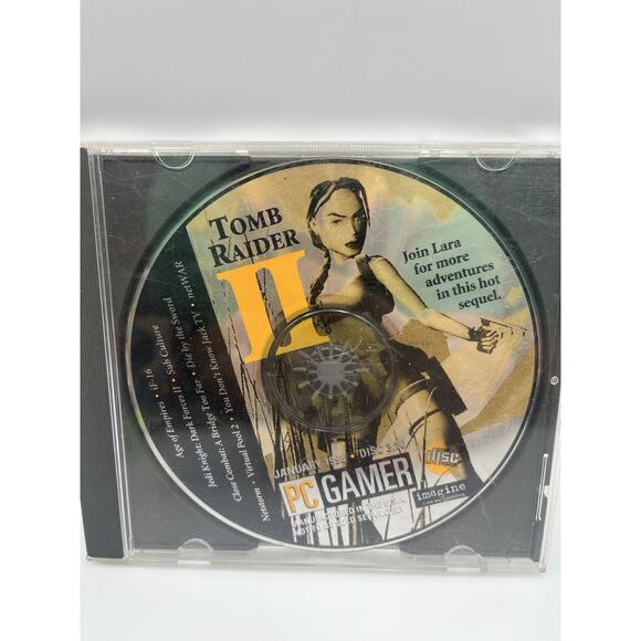 PC Gamer Demo Disc January 1998 - Tomb Raider & Age Empires - Picture 2 of 5